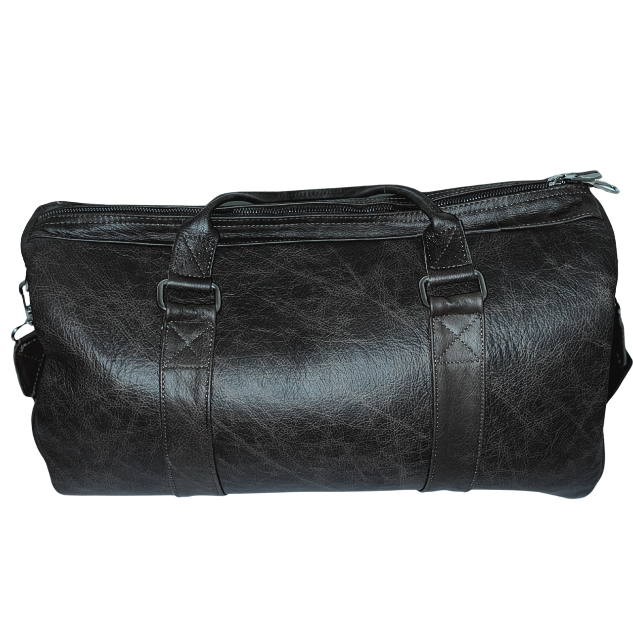 Maleta de Piel Genuina Negra